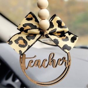 Teacher Rear View Mirror Car Charm